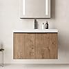 SSLine 30-Inch Wall Mounted Bathroom Vanity with Sink