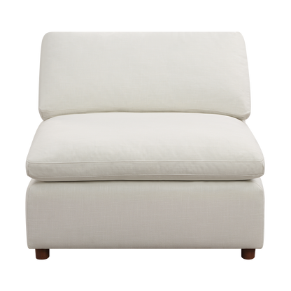 SSline Modern Modular Convertible Sectional Sofa Couch, Self-customization Design Sofa, White