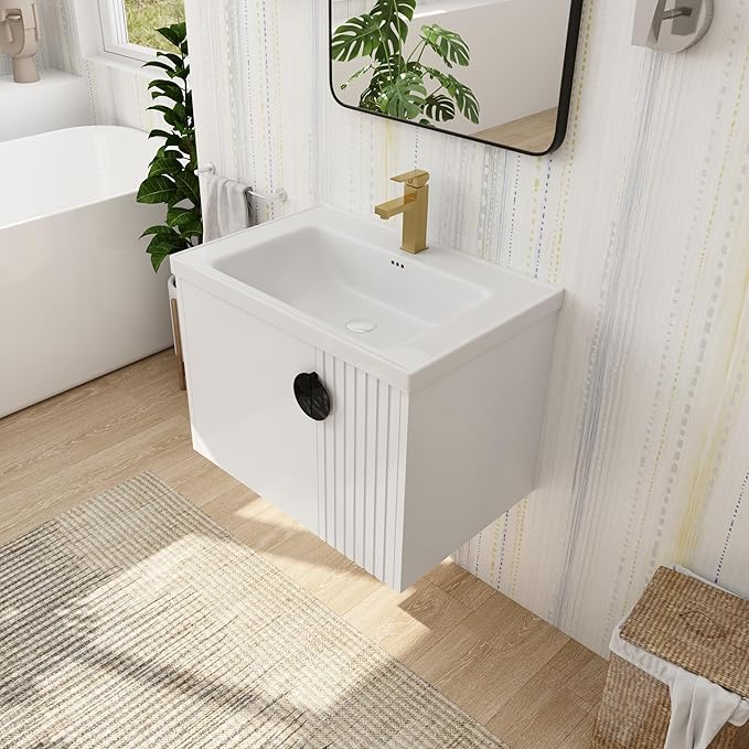 SSLine 28" Wall-Mount Bathroom Vanity