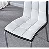 SSLine Modern Leather Dining Chairs Highback Upholstered Set of 4 (Table Not Included)