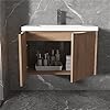 SSLine 30-Inch Wall Mounted Bathroom Vanity with Sink