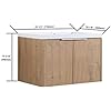 SSLine 30-Inch Wall Mounted Bathroom Vanity with Sink