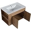 SSLine 30" Wall Mounted Bathroom Vanity with Sink Combo