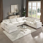 SSline Modern Modular Convertible Sectional Sofa Couch, Self-customization Design Sofa, White