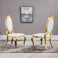 SSLine Modern Luxury Dining Chairs for Kitchen Dining Room (Table Not Included)